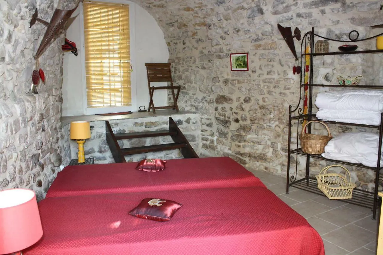Gite Jaune Ardeche L'Avventura Grospierres